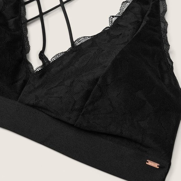 PINK Lace Halter Bralette - Brand new with tags - Picture 5 of 5